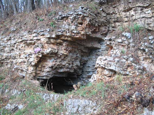 Cave entrance.