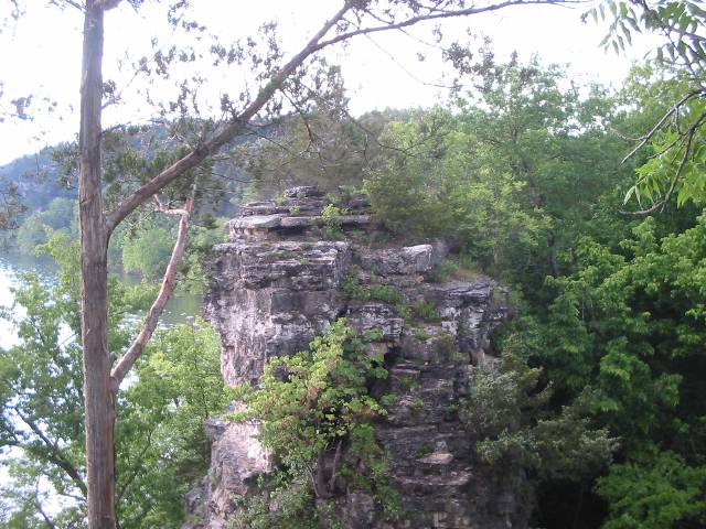 On top of the narrows.