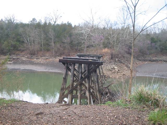 Trestle at the end of the beaver walking trail.