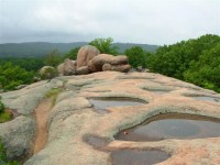 view from the top of the highest rocks