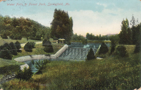 Water Falls at Forest Park, Springfield, Missouri