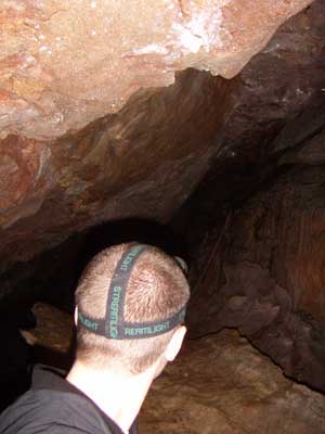 Looking back into the main chamber.