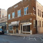 The old McNair building.  It has recently been added to the project.