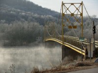 Here's the 1 lane bridge at Beaver, AR