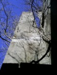 A shot of the chimney. My buddy climbed up further. you can see his head poking over on the right.