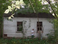 the schoolhouse, never would have found it without guidance!
<br />Thanks Joel (that's him in the white shirt)