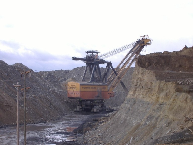 Bucyrus Erie model 1950 95 cubic yard bucket