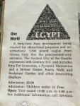 A flyer advertising the development