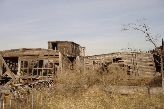 Old dry goods barges